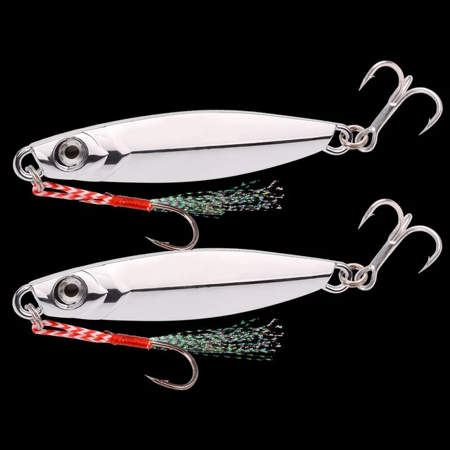 Plating Jigging Metal Lure 7g 10g 15g 20g 30g 40g Saltwater Silver Spoon  Fishing Lure Artificial Casting Bait Mackerel Bass