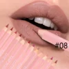 Nude Pink Lipliner Pencil Long-lasting Waterproof Red Brown Lip Contour Sculpt Pen Blendable High Pigmented Lipstick Makeup 4