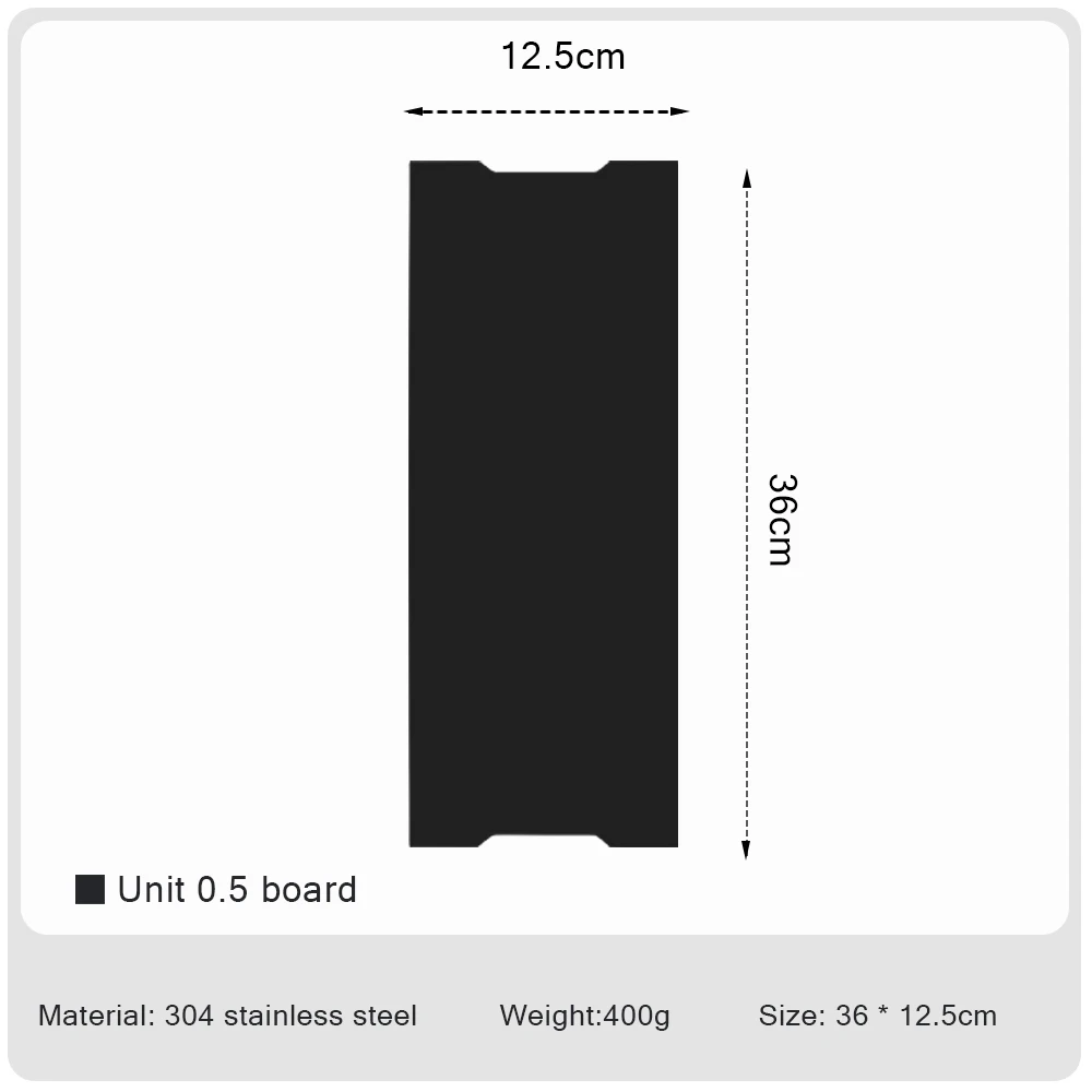 Pandatour 0,5 Einheit IGT Edelstahl Camping Board Zubehör Geeignet für DIY IGT Tisch Poanti-Corrosionrtable – Detail 9