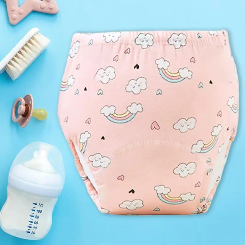 Toddler Training Underwear Girls Reusable Training Pants Toddler Underwear Panties Absorbent Pants For
