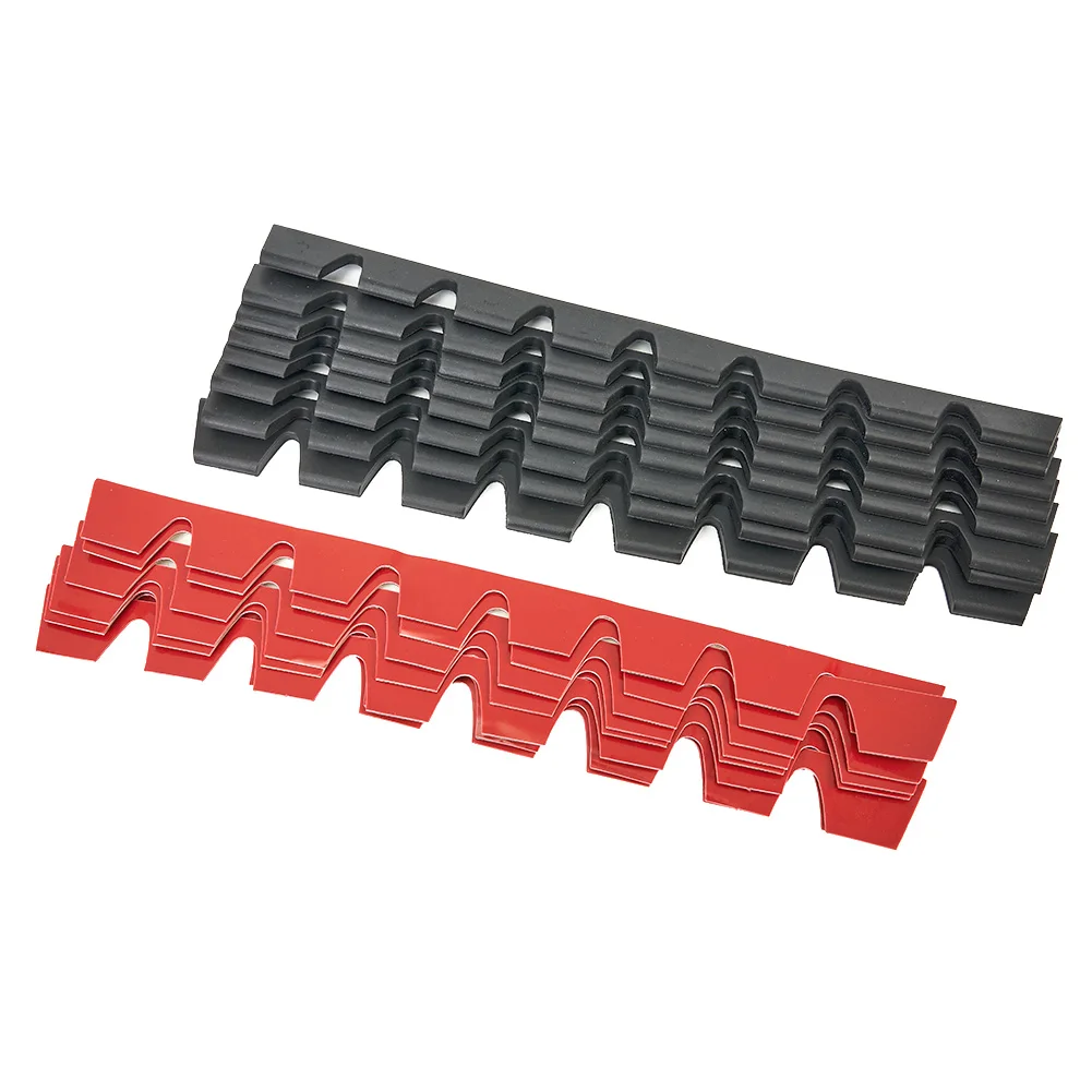 8PCS Auto Front Stoßstange Kratzen Schutz Anti-Scratch Kit Kratzen Protector Skid Platte DIY Protector Kit Auto vorne Lip Dekorative Streifen – Detail 6