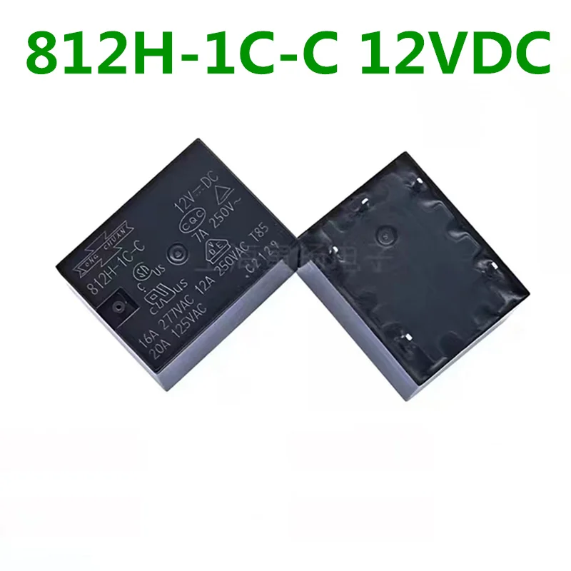 10PCS/LOT 100% New Relay 812H-1C-C-12VDC 812H-1C-C-24VDC 812H-1C-C-5VDC 812H 1C C 12V 812H-1C-C DC24V 5PINS 12A
