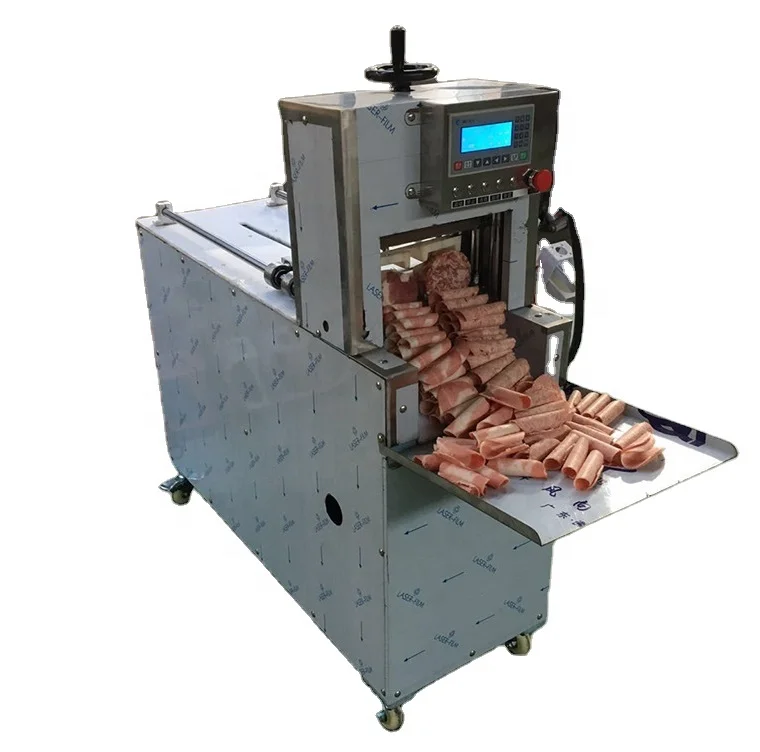 

Automatic Frozen Meat Slicing Machine / Meat Slicer /sausage bacon beef Mutton Slicing Cutting Machine