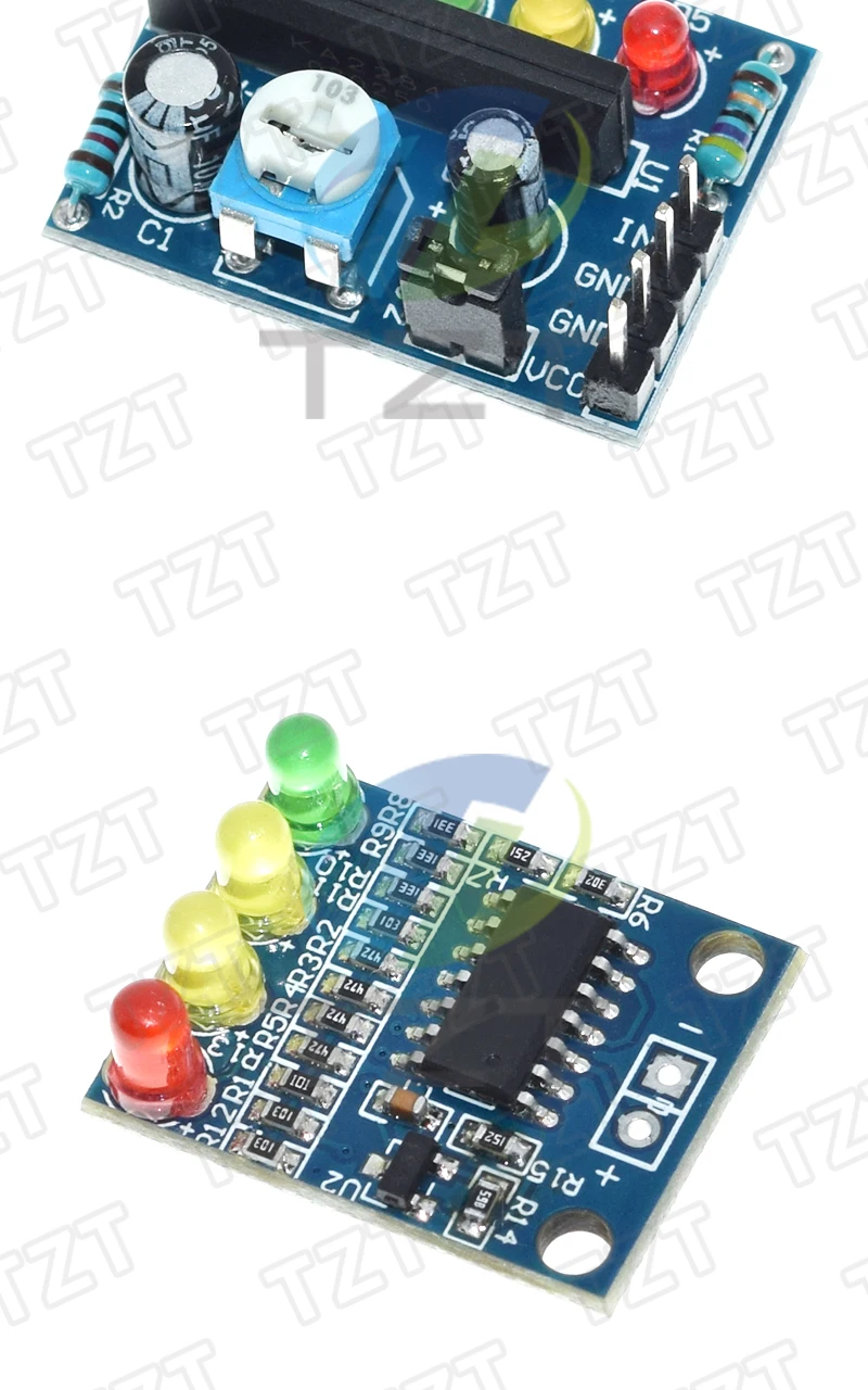 DC 3,5 V-16 V KA2284 Power Audio Spannungspegelanzeige Batteriekapazitätsanzeige Rot Grüne LED für Voltmeter Volumen VU Meter – Detail 7