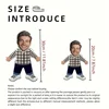 Customized DIY face and body plush doll personalized photo pillow, cute and quirky, made of polyester fiber 2