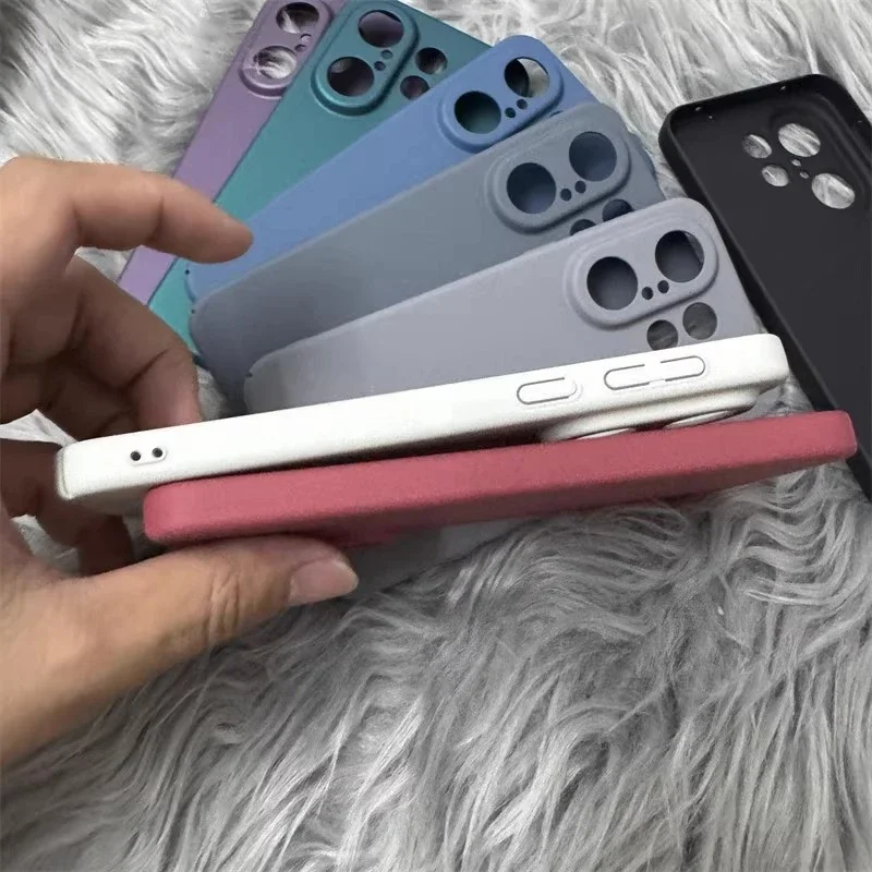 Frosted Matte Anti-Fingerprint Shockproof Phone Case