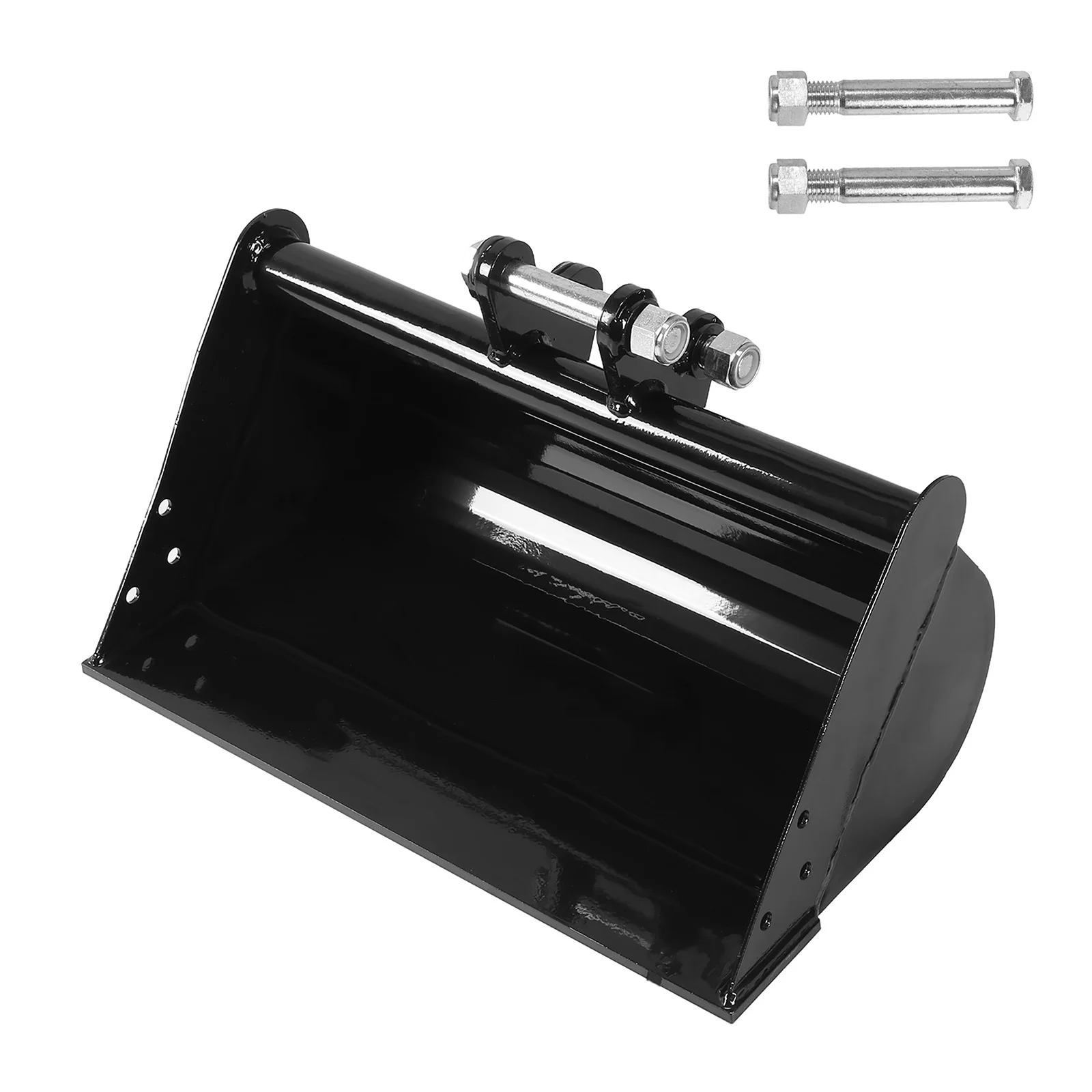 Plain Mud Bucket Grading Attachment for Excavators Heavy Duty Metal Construction Equipment Suitable for Landscaping Earthmoving