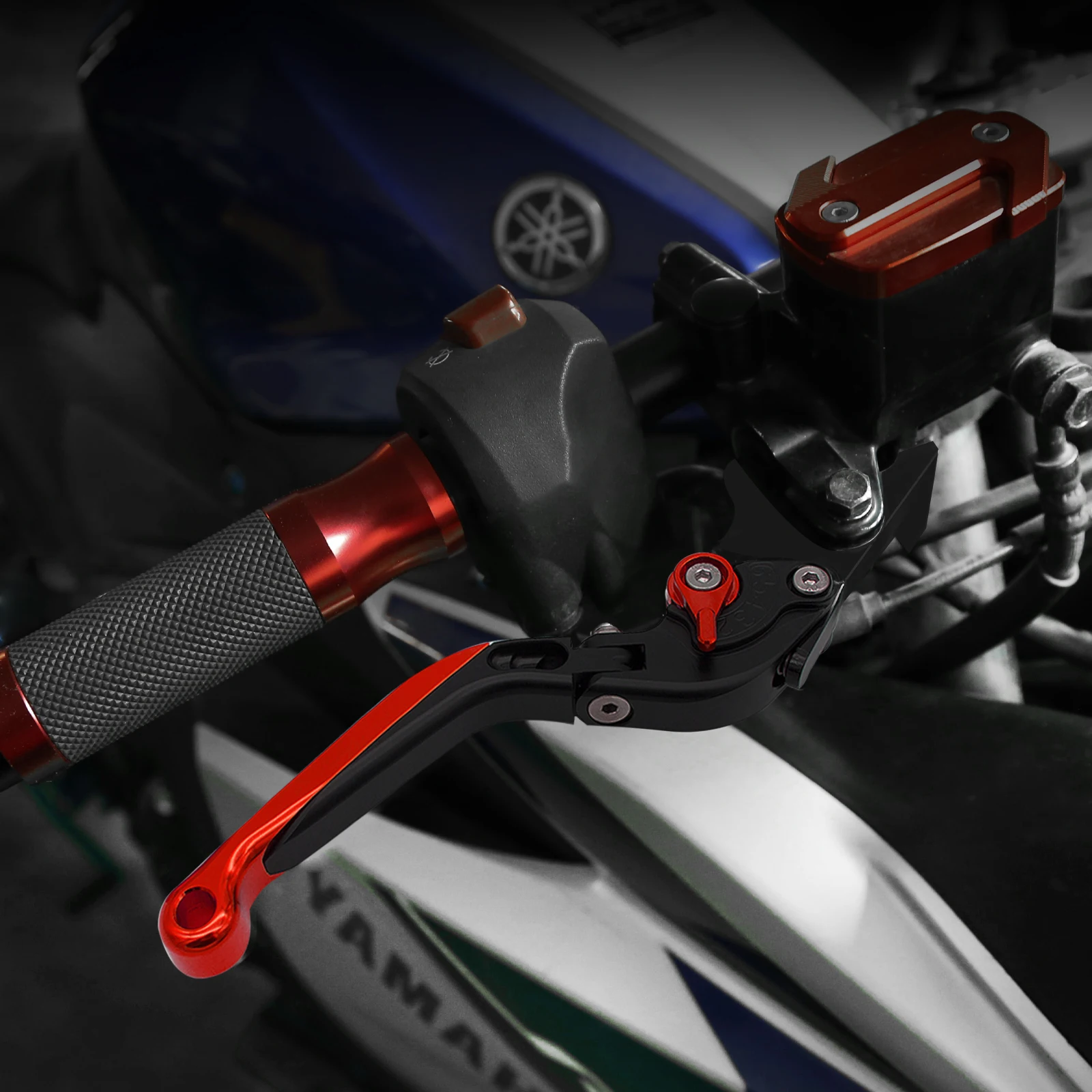 Motorcycle Brake Lever For Yamaha YFM 700 Raptor 700R 2008-23 Adjustable Fold Extendable Brake Clutch Lever Accessories