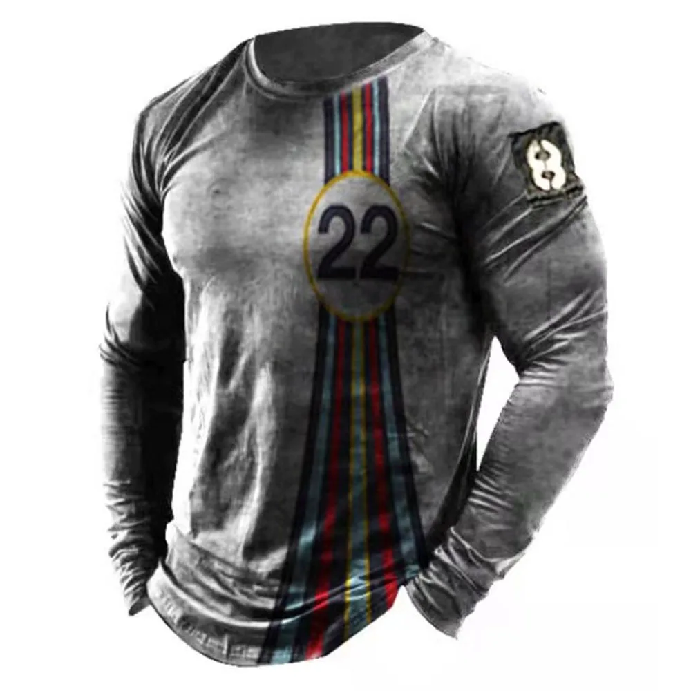 Vintage T Shirts 3d Printed Casual Long Sleeves Men's Loose Oversized T Shirts O Neck Comfort Sweatshirts European Clothes 5xl Vintage T Shirts 3d Printed Casual Long Sleeves Men's Loose Oversized T Shirts O Neck Comfort Sweatshirts European Clothes 5xl