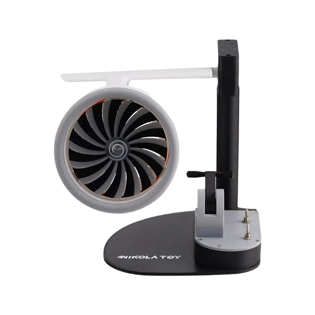 Desktop Turbofan usb interface Moulding Creative Fan Red Tail Flame Humidifying Spray Turbine Engine Model Toy High Power Fan