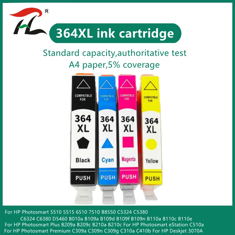 

Совместимый чернильный картридж 364xl для HP 364 364 XL для принтера hp 3070A 3520 3522 4620 4622 5511 5512 5514 5515 5520 5522 5524