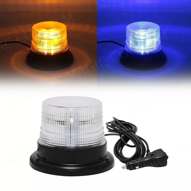 Voyant d'avertissement 12V LED gyrophare aimant voyant clignotant