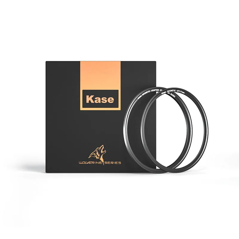Camera Lens Adapter Set Kase Wolverine Magnetic Adapter Ring Convert Thread Filter to Magnetic Filter 49mm 52mm 58mm 67mm 72mm 77mm 82mm 95mm