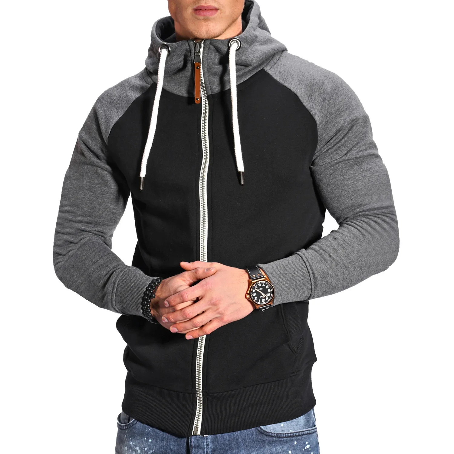 Skateboarding Hoodie Men's Hoodies Casual Sports Design Spring and Autumn Winter Long-sleeved Cardigan Hooded Men's Hoodie casual hoodie