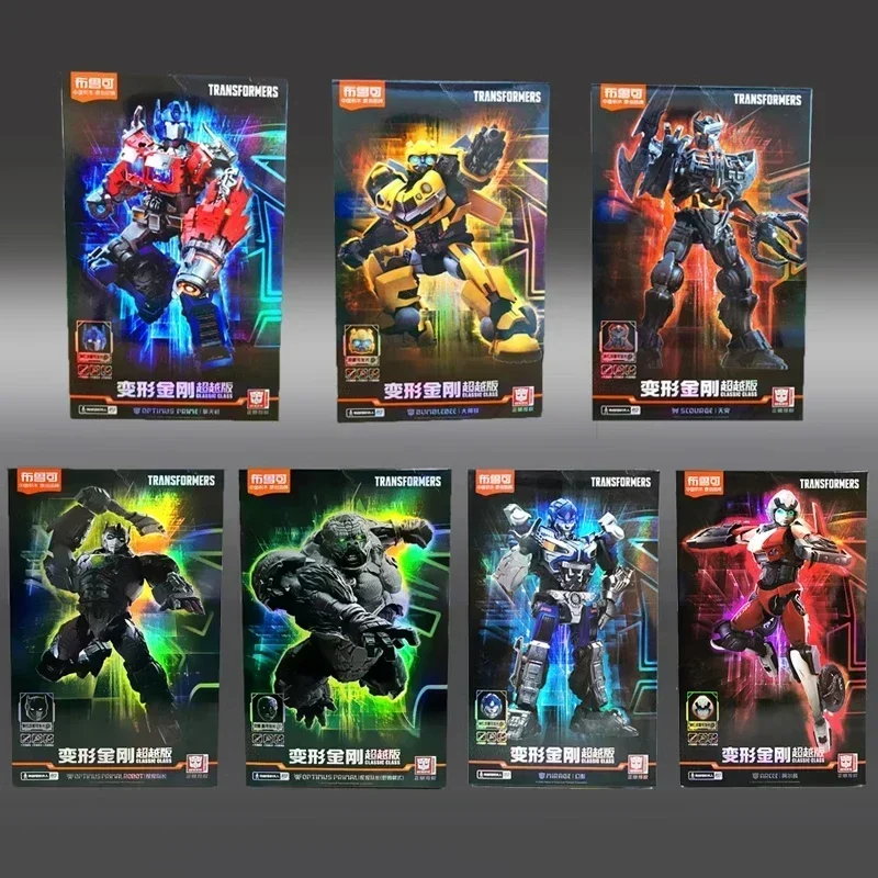 24 Transformers Arcee Bumblebee Optimus Genuine Captain Orangutan Building Brook Assembly Model Toys Battle Damage Beyond Editi