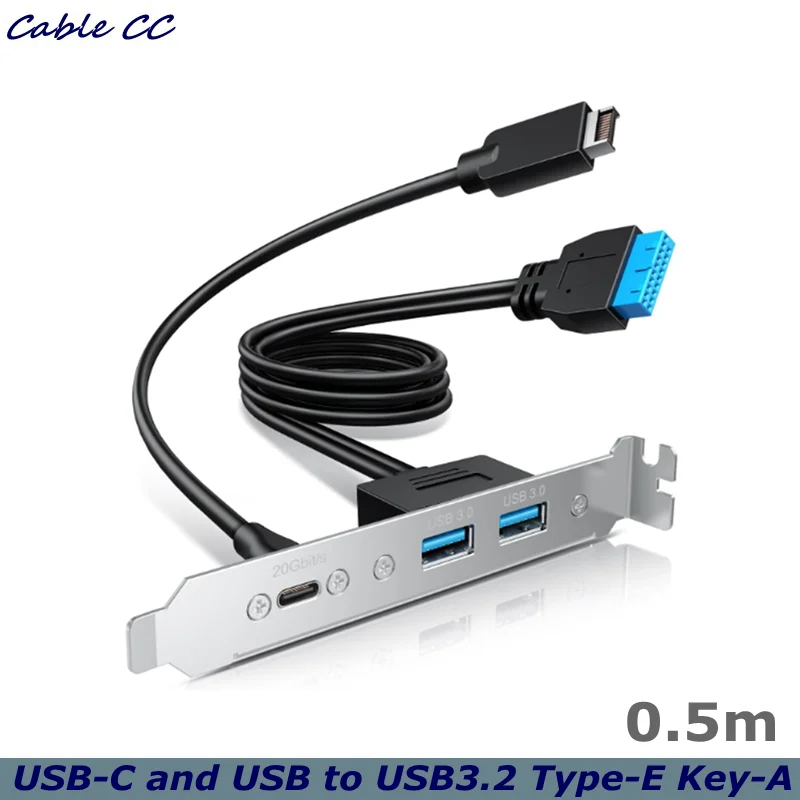 Cablecc Front Paneel Connector Cablecc USB 3.1 Front Panel Adapter - Zet PCI -E Om Naar USB 3.1 Voor Je Moederbord PCI-E Naar USB 3.1