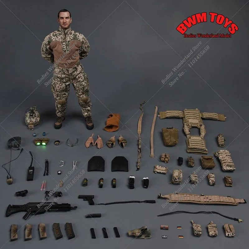 

SoldierStory SS104 1/6 Scale Collectible German Special Forces Marine Corps 12'' Male Solider Action Fgure Model Toys Full Set