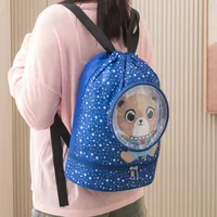 New Cartoon Swimming Bag Girls Waterproof Storage Shoulder Packs Children's Backpack Wet Dry Separation Bags Boys Washing Pouch 2