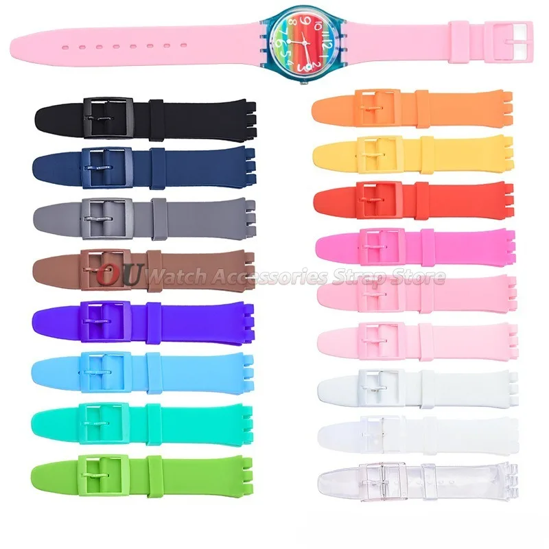 Colorful Waterproof Silicone Watch Band - Versatile Sport Strap