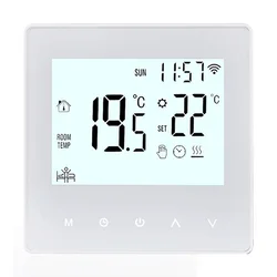 Smart WiFi Digital Programmable Underfloor Heating Thermostat (16A Electric Heating)