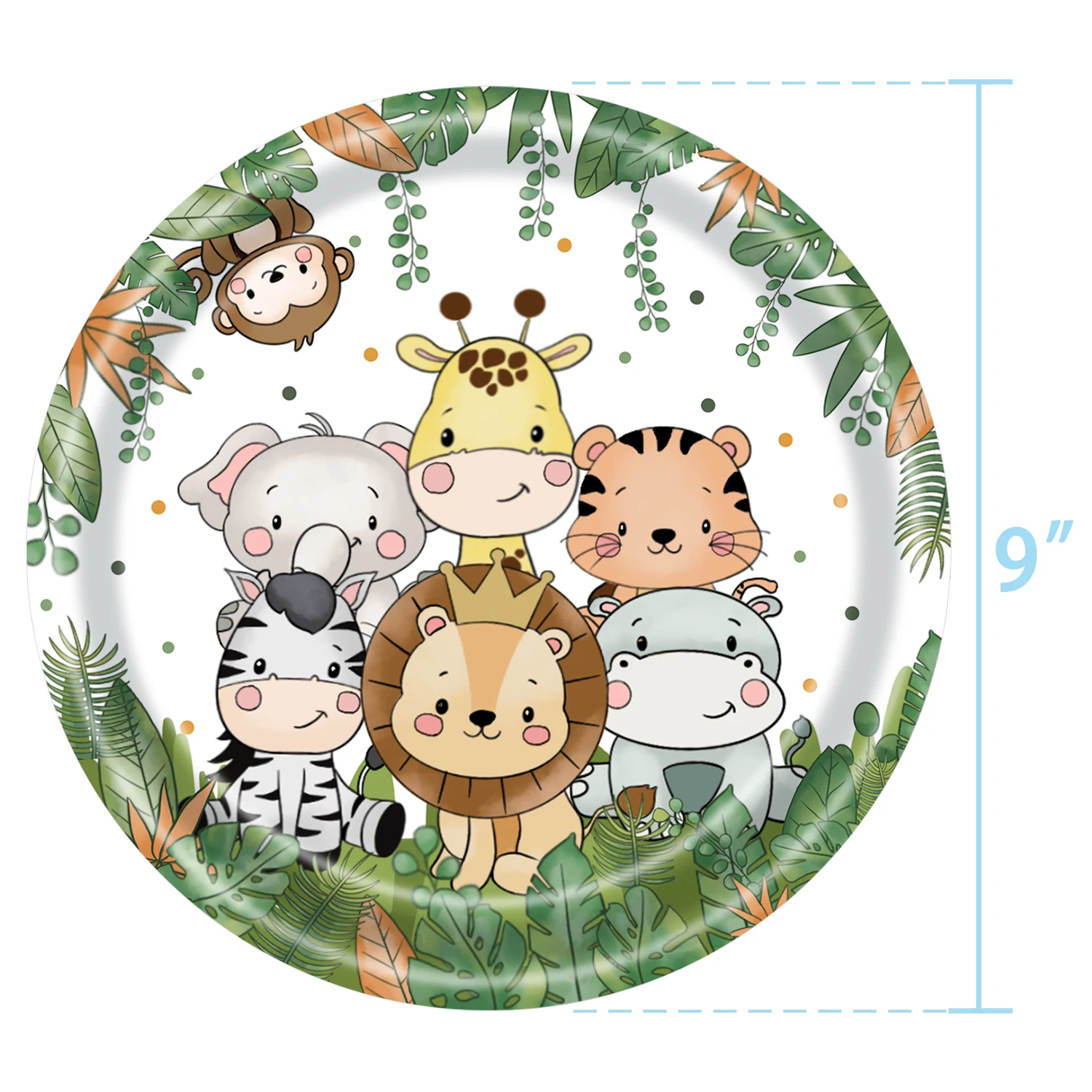 10pcs 9inch plates