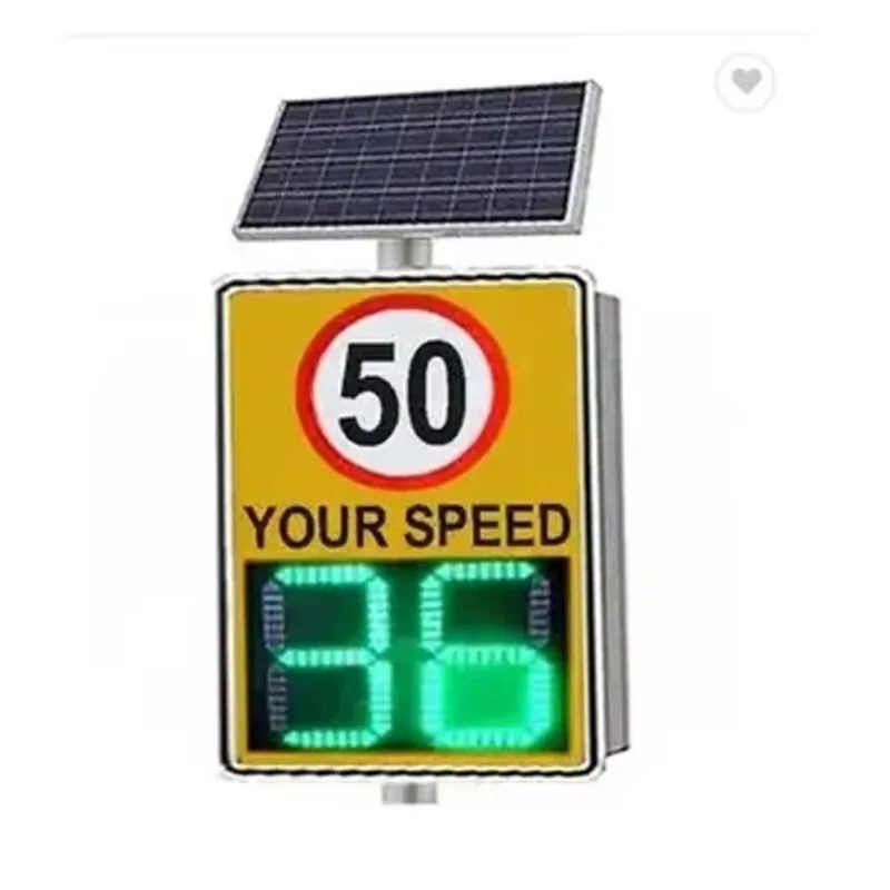 Factory Price Traffic Speed Display Radar Sign Traffic Vehicle Capture Slow Down Sign Solar Radar Speed Detector For Road Safety
