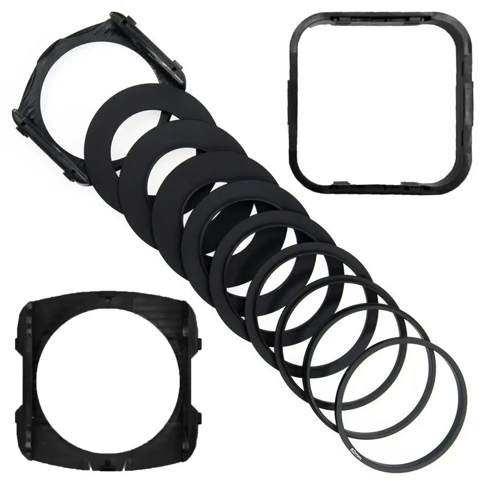 Walkingway Polarizing Filter Cokin P Series Filter Holder ND 2 4 8 16 Square Gradient Filter Camera Hood Adapter Rings for DSLR 4