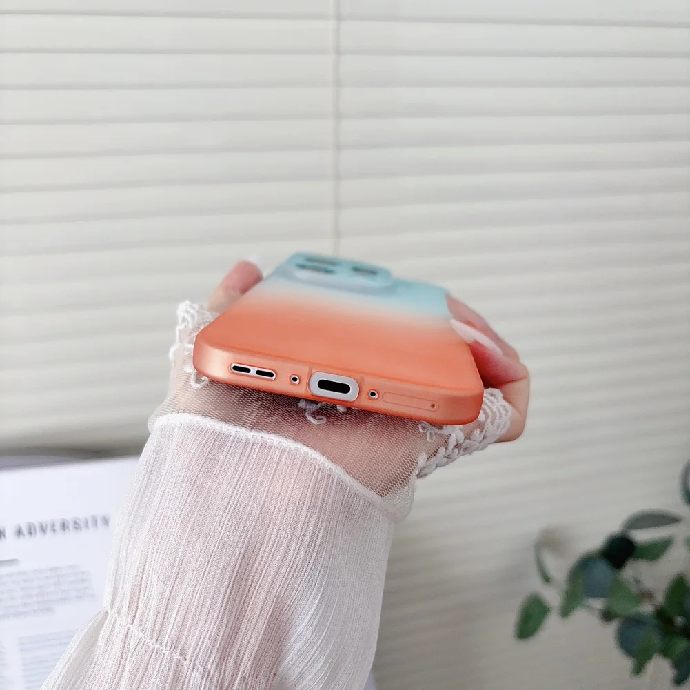 Ultra-Thin Gradient Frosted Phone Case - Slim Soft Protective Cover