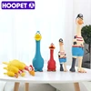 HOOPET Pet Dog Toys Screaming Chicken Squeeze Sound Toy for Dogs Super Durable Funny Squeaky Yellow Rubber Chicken Dog Chew Toy 1