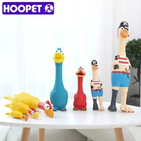 HOOPET Pet Dog Toys Screaming Chicken Squeeze Sound Toy for Dogs Super Durable Funny Squeaky Yellow Rubber Chicken Dog Chew Toy 1