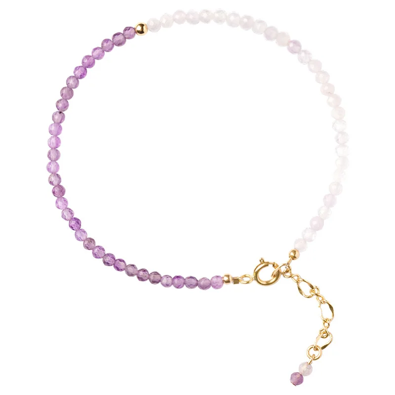 

Jade Bracelet Natural Prayer Beads New In Amethyst Italian Jewelry Women Cute Accessories Personalized Gift Novelties 2023 Trend