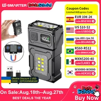 מיני פנס LED נטען USB נייד עם מגנט זנב, פנס קמפינג מבריק במיוחד, צד תאורה חירום COB 1