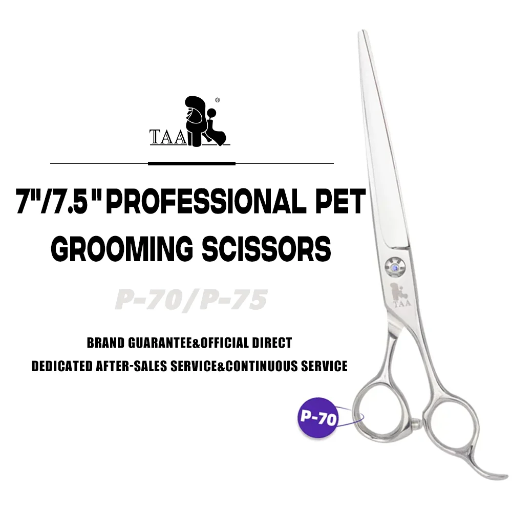 Hair Trimming Scissors Hairdressing Scissors Dog Grooming Scissors Dog Grooming Tool Professional Pet Scissors for Dogs Cat Hairdresser 440C Alloy Steel Clipper Hair Cutter