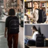 BAGSMART Laptop Backpacks for Women 15.6 inches Notebook Bags School Bag Chargeable for Work School College Travel Business Trip 6
