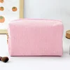 Fashion Cosmetic Bag Corduroy Velvet Makeup Pouches Bags Travel Toiletry Organizer Makeup Bag Lady Portable Travel Toiletry Bag 5