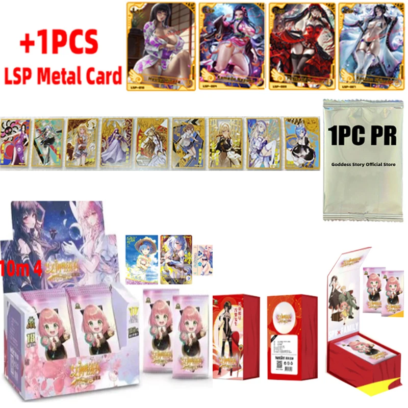 

2022 Newest Goddess Story 10m04 Card +1LSP +1PR Card Games Sexy Swimsuit Bikini Feast Booster Box Toys And Hobbies Gift