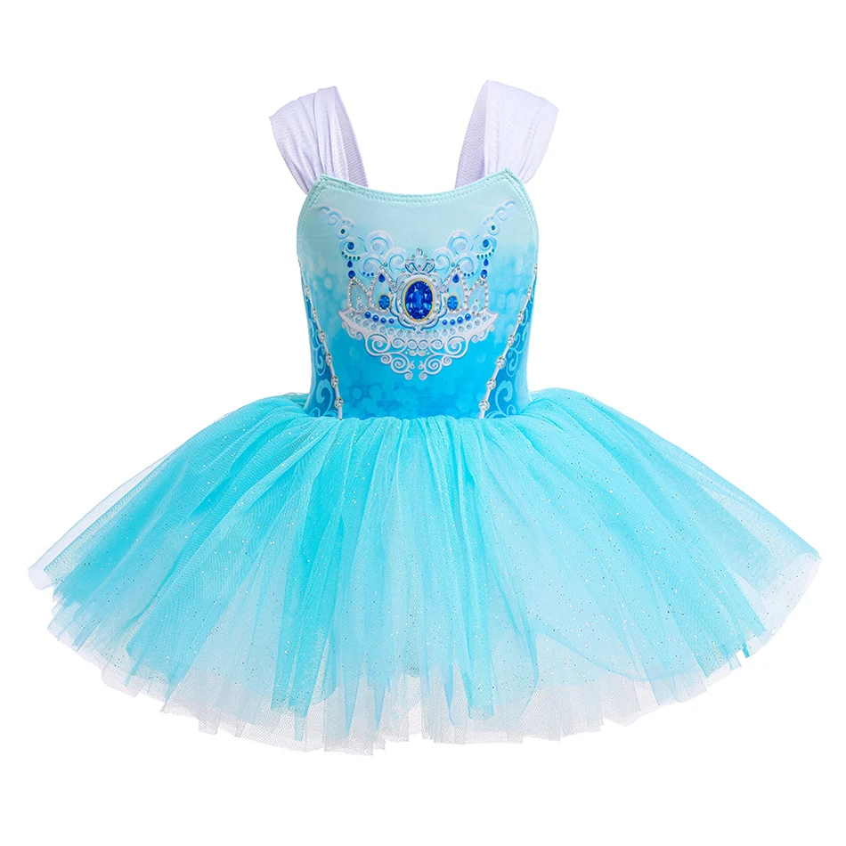 Toddler Ballet Dress Elsa Alice Belle Cosplay Princess Costume Girls Baby Birthday Carnival Party Dancewear Kids Fancy Clothes