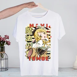 Retro Washed Madoka Magica Graphic Tee - Men’s Harajuku Streetwear - XXXL (I)