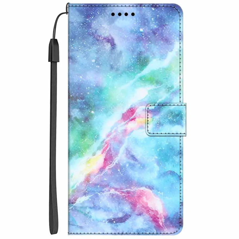 kawaii phone cases samsung Marble Wallet Case For Samsung Galaxy Note 3 4 5 7 8 9 10 20 Pro Plus Lite Phone Cover Leather Flip Stand Margnetic Card Slot cute samsung phone case Cases For Samsung