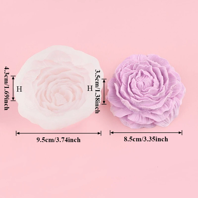 3D Flower Silicone Mold for DIY Crafts and Baking Creations