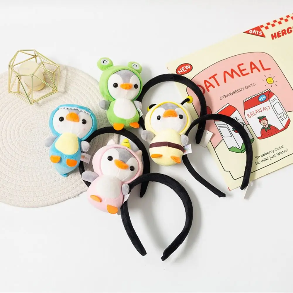 

Bee мультяшная повязка на голову Kawaii Shark Korean Style плюшевая повязка для волос обруч для волос аксессуары для мытья лица животные ободок для волос