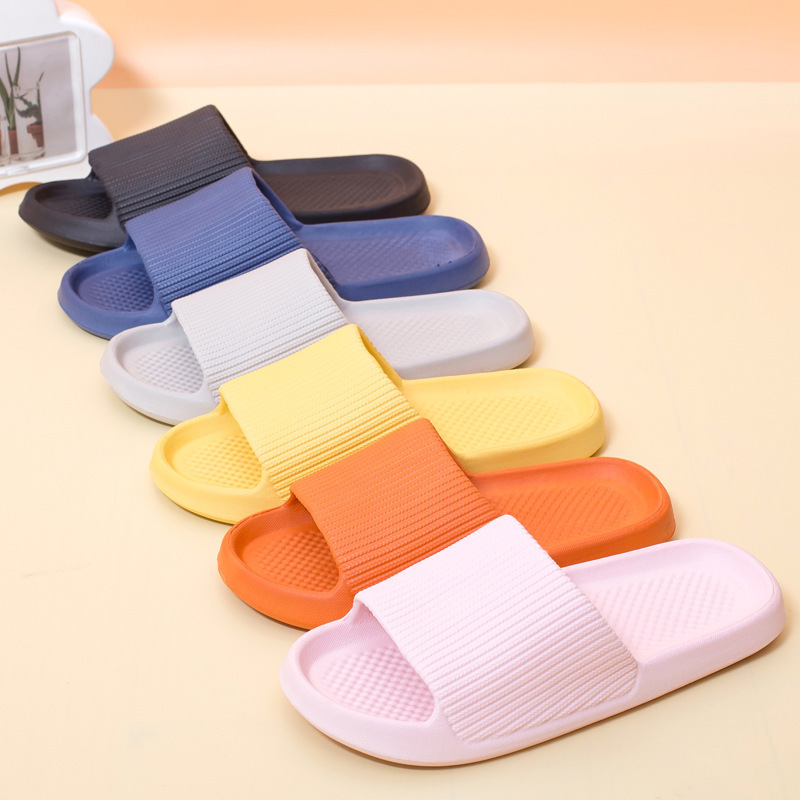 Women Slippers Fashio Light EVA Soft Men Home Sole Slipper Bathroom Anti Slip Casual Indoor Slipper Beach Sandal Flip Flops