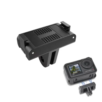 Adaptateur magnétique à deux griffes, filetage 1/4 pour DJI Action 5Pro 4 3, Port universel Osmo Action 5 Pro, accessoires magnétiques pour caméra 1
