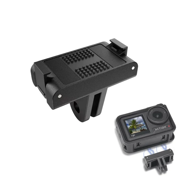 Adaptateur magnétique à deux griffes, filetage 1/4 pour DJI Action 5Pro 4 3, Port universel Osmo Action 5 Pro, accessoires magnétiques pour caméra 1