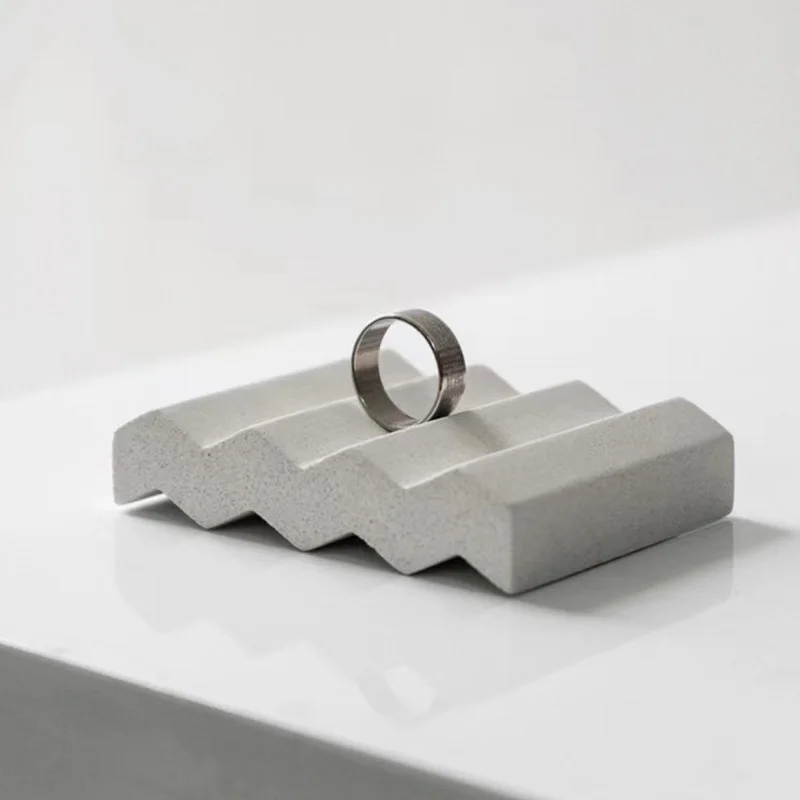 Cement silicone mold Toothbrush holder Jewelry storage Mold Tile Shaped