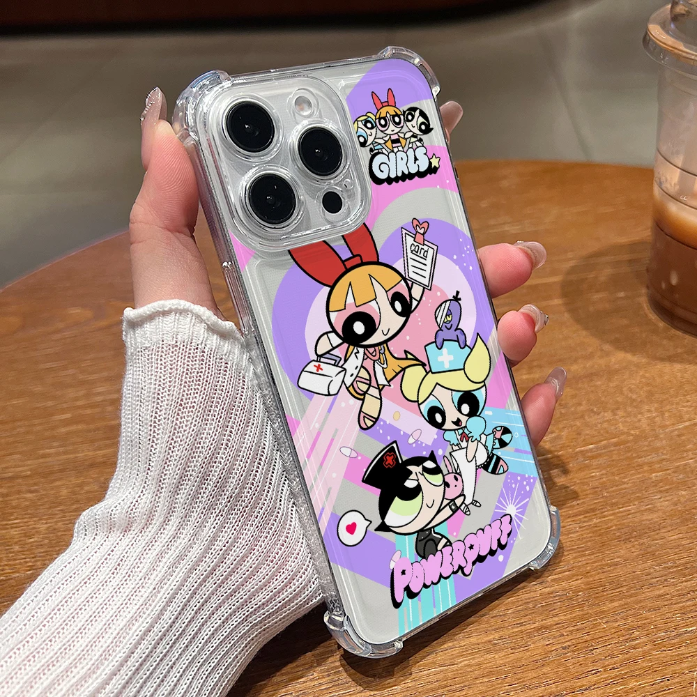 Cool Girl P-Powerpuffs Anti-Drop Phone Case Cover