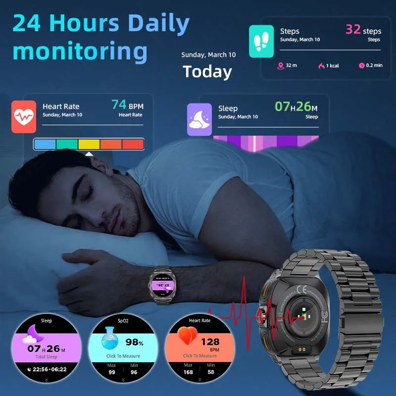 LIGE 2 In 1 Smart Watch With Earbuds NFC Smartwatch TWS Bluetooth Earphone Heart Rate Blood Oxygen Monitor Sport Fitness Watches