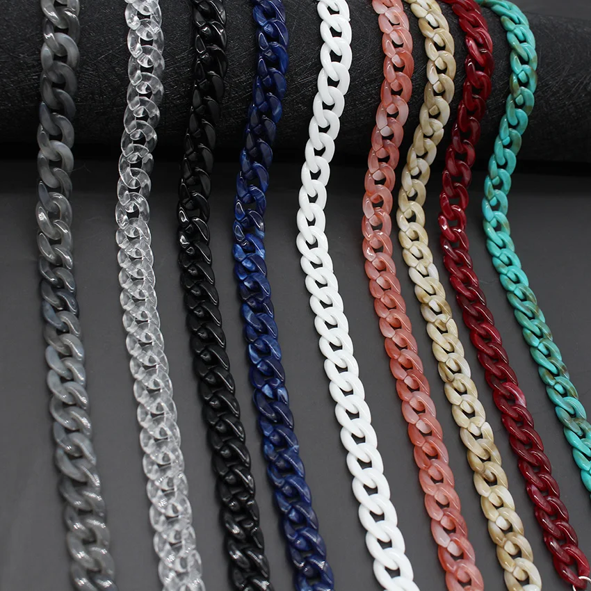 Trendy Acrylic Crystal Sunglasses Glasses Chain Mask Hangs Cord Strap Eyepieces Neck Fashion Lanyard Women Jewelry Accessories 2