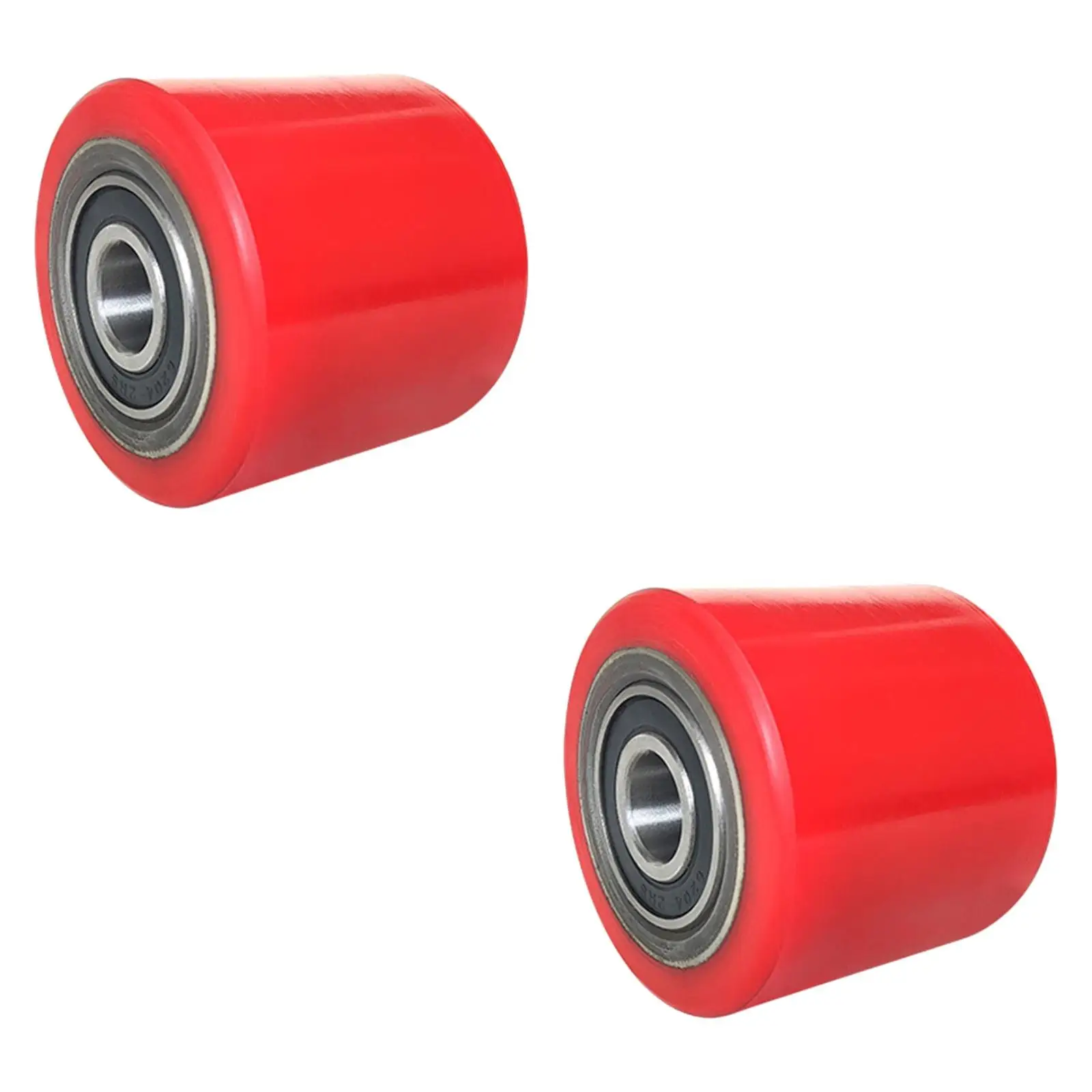 2 Pieces Roller Wheel with Bearings Ground Bull Cart Forklift Wheel Forklift Casters CNC Guiding Wheel ID 20mm Truck Load Wheel