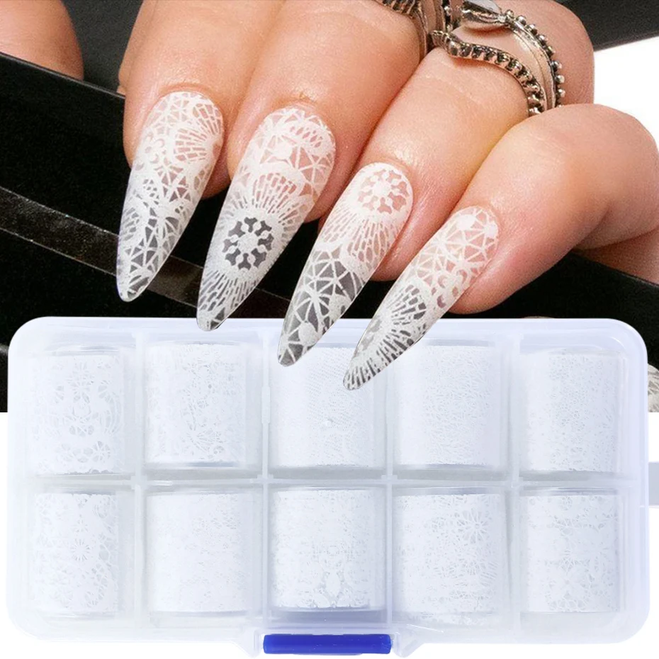 Nail Art Elegant Foil Sticker Set
